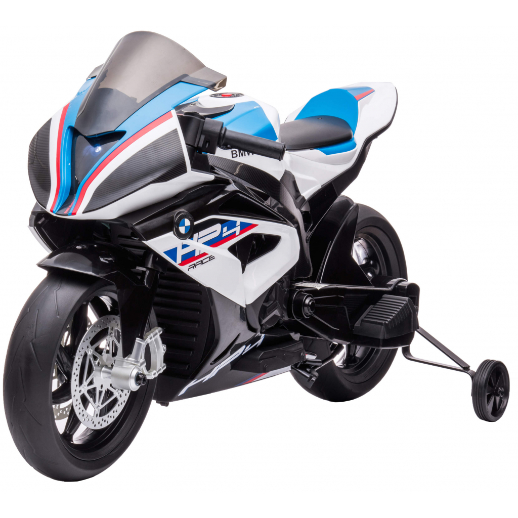 Motocicleta electrica Premier BMW HP4 Race, roti cauciuc EVA, alba