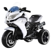 Motocicleta electrica cu 3 roti Premier Sport, 6V, 2 motoare, MP3, alb