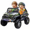 Masinuta electrica 4x4 Premier Mercedes Unimog, 12V, roti cauciuc EVA, scaun piele ecologica, camuflaj