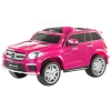 Masinuta electrica Premier Mercedes GL63, 12V, roti cauciuc EVA, scaun piele ecologica, roz