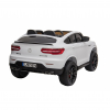 Masinuta electrica 4x4 Premier Mercedes GLC 63S Maxi, 12V, roti cauciuc EVA, scaun piele ecologica, alb