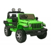 Masinuta electrica 4x4 Premier Jeep Wrangler Rubicon, 12V, roti cauciuc EVA, scaun piele ecologica, verde