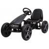 Kart Mercedes cu pedale pentru copii, roti cauciuc Eva, negru