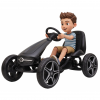 Kart Mercedes cu pedale pentru copii, roti cauciuc Eva, negru