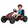 Kart Mercedes cu pedale pentru copii, roti cauciuc Eva, rosu