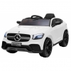 Masinuta electrica Premier Mercedes GLC Concept Coupe, 12V, roti cauciuc EVA, scaun piele ecologica, alb