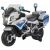 Motocicleta electrica de politie Premier BMW R1200 RT-P, 12V, girofar si sunete, roti ajutatoare, argintie