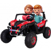 Buggy electric pentru 2 copii Premier 4x4 Superstar, cu 2 baterii, roti cauciuc EVA, scaun piele ecologica, rosu
