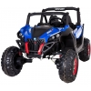 Buggy electric pentru 2 copii Premier 4x4 Superstar, cu 2 baterii, roti cauciuc EVA, scaun piele ecologica, albastru