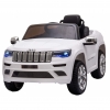Masinuta electrica Premier Jeep Grand Cherokee, 12V, roti cauciuc EVA, scaun piele ecologica, alb