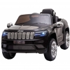 Masinuta electrica Premier Jeep Grand Cherokee, 12V, roti cauciuc EVA, scaun piele ecologica, negru