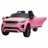 Masinuta electrica 4x4 Premier Range Rover Evoque, 12V, roti cauciuc EVA, scaun piele ecologica, roz