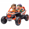 Masinuta UTV electric Premier Can-Am Maverick Speed RC, 2 locuri, 24V, roti cauciuc EVA, scaun piele ecologica, 2 motoare 240W, portocaliu
