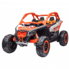 Masinuta UTV electric Premier Can-Am Maverick Speed RC, 2 locuri, 24V, roti cauciuc EVA, scaun piele ecologica, 2 motoare 240W, portocaliu