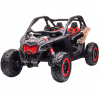 Masinuta UTV electric Premier 4x4 Can-Am Maverick Force RS, 2 locuri, 12V, roti cauciuc EVA, scaun piele ecologica, negru