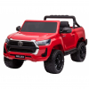 Masinuta electrica SUV Premier Toyota Hilux, 12V, 4x4, roti cauciuc EVA, scaun piele ecologica, rosu