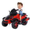 Trike electric Premier Eagle,2 x 6V, lumini exterioare, 2 motoare, MP3, rosu