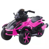 Trike electric Premier Eagle, 2 x 6V, lumini exterioare, 2 motoare, MP3, roz