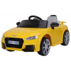 Masinuta electrica Premier Audi TT RS, 12V (2x6V), roti cauciuc EVA, scaun piele ecologica, galben