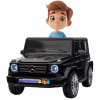 Masinuta electrica Premier 4x4 Mercedes G500, 12V, roti cauciuc EVA, scaun piele ecologica, negru