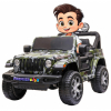 Masinuta electrica 4x4 Premier Jeep Wrangler Rubicon, 12V, roti cauciuc EVA, scaun piele ecologica, camuflaj