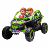 Masinuta UTV electric Premier Can-Am Maverick Speed RC, 2 locuri, 24V, roti cauciuc EVA, scaun piele ecologica, 2 motoare 240W, verde