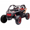 Masinuta UTV electric Premier Can-Am Maverick Speed RS, 2 locuri, 24V, roti cauciuc EVA, scaun piele ecologica, 2 motoare 240W, negru