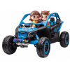 Masinuta UTV electric Premier 4x4 Can-Am Maverick Power RC, 2 locuri, 2 baterii 24V, roti cauciuc EVA, scaun piele ecologica, albastru