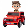 Masinuta electrica Premier 4x4 Mercedes G500, 12V, roti cauciuc EVA, scaun piele ecologica, rosu