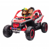 Masinuta UTV electric Premier 4x4 Can-Am Maverick Power RC, 2 locuri, 2 baterii 24V, roti cauciuc EVA, scaun piele ecologica, rosu
