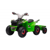 ATV electric cu remorca Premier Beach, 6V, verde