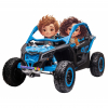 Masinuta UTV electric Premier Can-Am Maverick Speed RC, 2 locuri, 24V, roti cauciuc EVA, scaun piele ecologica, 2 motoare 240W, albastru