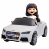 Masinuta electrica Premier Audi TTS Roadster, 12V, roti cauciuc EVA, scaun piele ecologica, alb