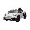 Masinuta electrica Premier Porsche Spyder 718 RS , 12V, roti cauciuc EVA, scaun piele ecologica, alb
