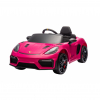 Masinuta electrica Premier Porsche Spyder 718 RS , 12V, roti cauciuc EVA, scaun piele ecologica, roz