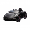 Masinuta electrica Premier Porsche Spyder 718 RS , 12V, roti cauciuc EVA, scaun piele ecologica, negru