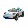 Masinuta electrica Premier Mini Concept Aceman, 12V, roti cauciuc EVA, scaun piele ecologica, alb
