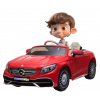 Masinuta electrica Premier Mercedes-Maybach S650 Cabriolet, 12V, roti cauciuc EVA, scaun piele ecologica, rosu