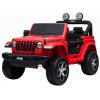Masinuta electrica 4x4 Premier Jeep Wrangler Rubicon, 10.8V baterie Li-Ion, roti cauciuc EVA, scaun piele ecologica, rosu