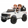 Masinuta electrica Premier Ford Raptor F150, 24V, 2 copii, scaun piele ecologica, alb