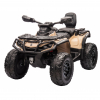 ATV electric Premier 4x4 Can-Am Outlander, 2 copii, 24V, roti cauciuc EVA, bej