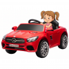 Masinuta electrica Premier Mercedes SL500, 12V, roti cauciuc EVA, scaun piele ecologica, rosu