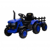 Tractor electric Premier Hercules, 12V, roti cauciuc EVA, albastru