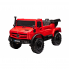 Camion electric cu bena rabatabila Premier Mercedes Unimog, 4x4, 12V, 2 copii, roti cauciuc EVA, scaun piele ecologica, rosu