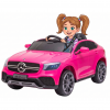 Masinuta electrica Premier Mercedes GLC Concept Coupe Facelift, 12V, roti cauciuc EVA, scaun piele ecologica, roz