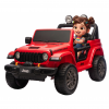 Masinuta electrica 4x4 Premier Jeep Wrangler Rubicon, 24V, 4x200W, roti cauciuc EVA, scaun piele ecologica, rosu