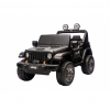 Masinuta electrica 4x4 Premier Jeep Wrangler Rubicon, 24V, 4x200W, roti cauciuc EVA, scaun piele ecologica, negru
