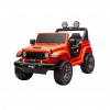 Masinuta electrica 4x4 Premier Jeep Wrangler Rubicon, 24V, 4x200W, roti cauciuc EVA, scaun piele ecologica, portocaliu