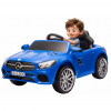 Masinuta electrica Premier Mercedes SL500, 12V, roti cauciuc EVA, scaun piele ecologica, albastru