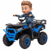 ATV electric 4x4 Premier Mini Desert, 12V, roti cauciuc EVA, scaun piele ecologica, 88x55x57.5 cm, albastru